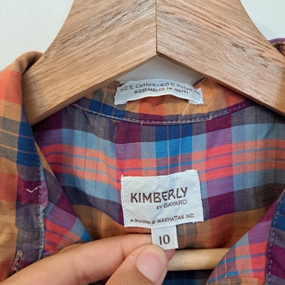 KIMBERLY by Bayard Women's Casual  Button Up Long Sleeve Size 10 - Picture 3 of 5